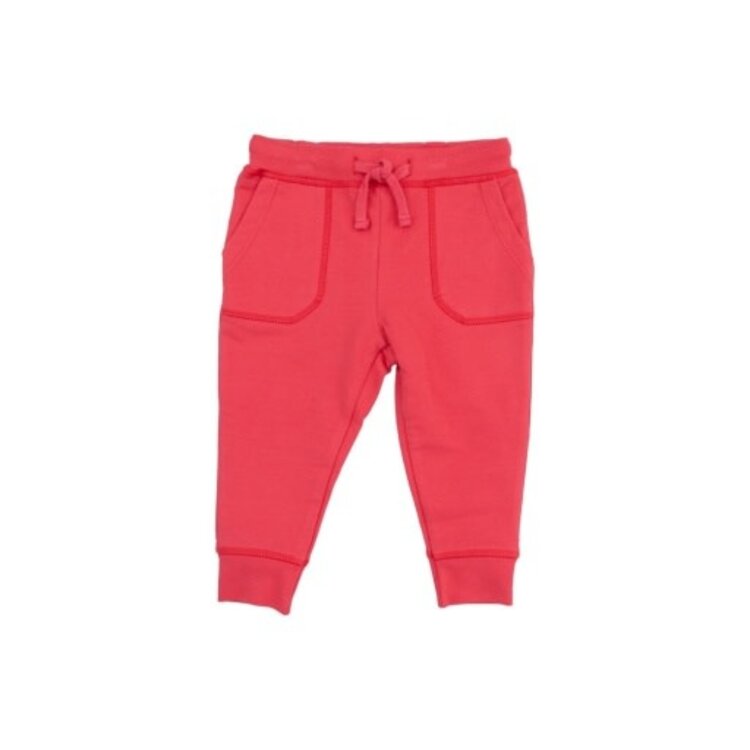 Angel Dear French Terry Sport - Varsity - Red - Jogger Pant