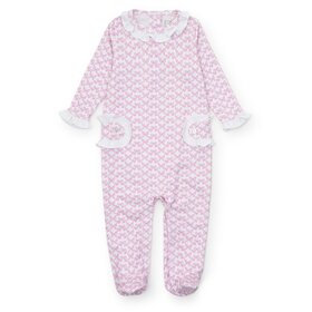 Lila + Hayes Pretty Pink Bows Lucy Romper