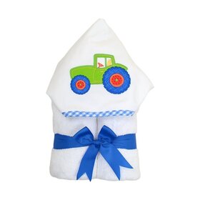 3 Marthas 3 Marthas Hooded Towel - Tractor