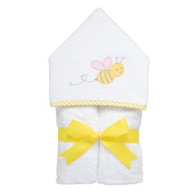 3 Marthas 3 Martha's Hooded Towel - Pink Bumble Bee