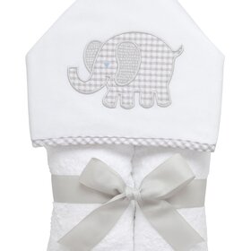 3 Marthas 3 Marthas Hooded Towel - Gray Elephant