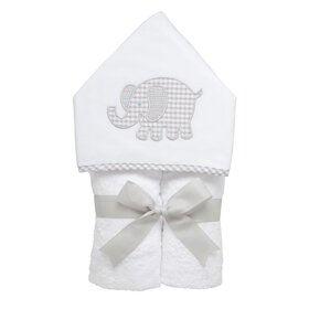 3 Marthas 3 Marthas Hooded Towel - Gray Elephant