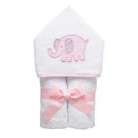 3 Marthas 3 Marthas Hooded Towel - Pink Elephant