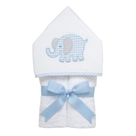 3 Marthas 3 Marthas Hooded Towel - Blue Elephant