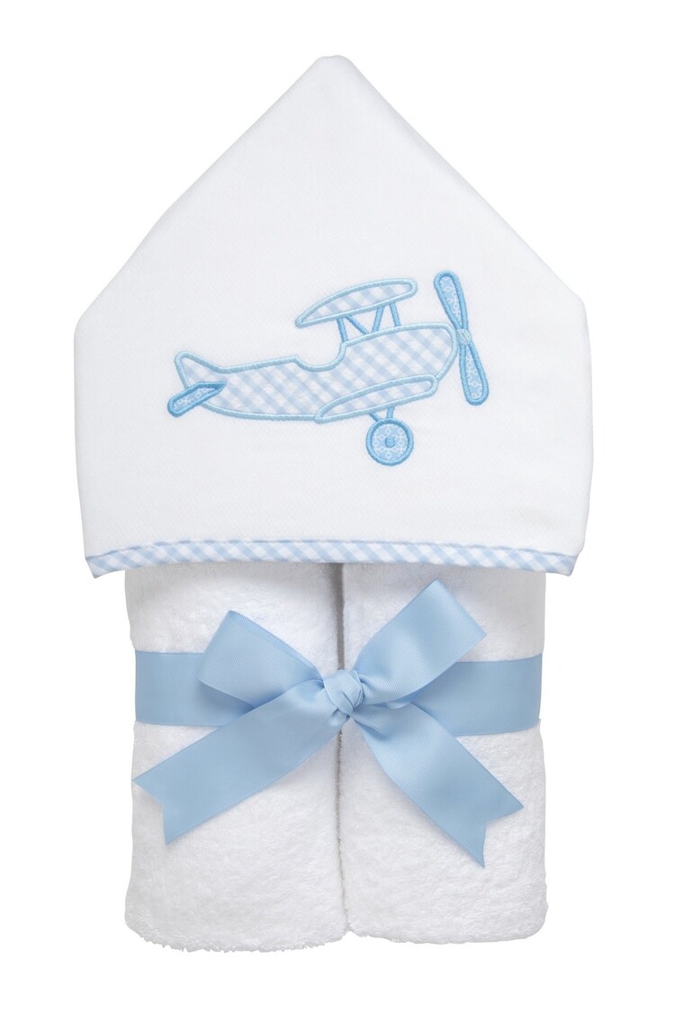 3 Marthas 3 Marthas Hooded Towel - Airplane