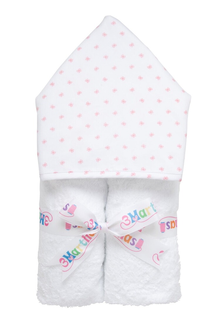 3 Marthas 3 Martha's Hooded Towel - Bow Fabric