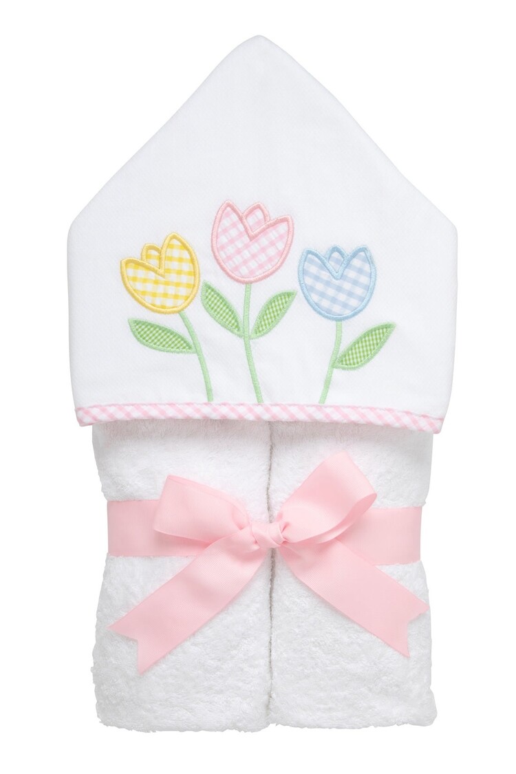 3 Marthas 3 Martha's Hooded Towel - Tulips