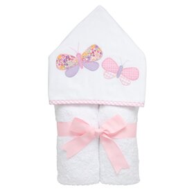 3 Marthas 3 Martha's Hooded Towel - Butterfly Kisses