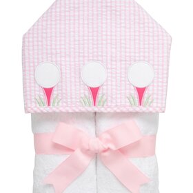 3 Marthas 3 Marthas Hooded Towel - Golf Pink