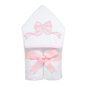 3 Marthas 3 Martha's Hooded Towel - Pink Bow