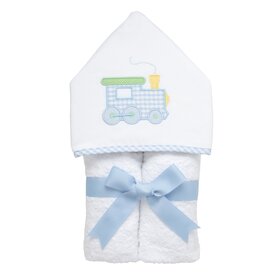 3 Marthas 3 Martha's Hooded Towel - Train