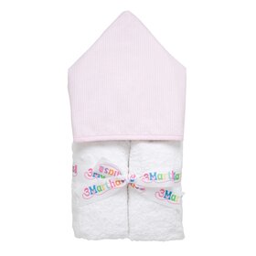 3 Marthas 3 Marthas Hooded Towel Seersucker Stripe