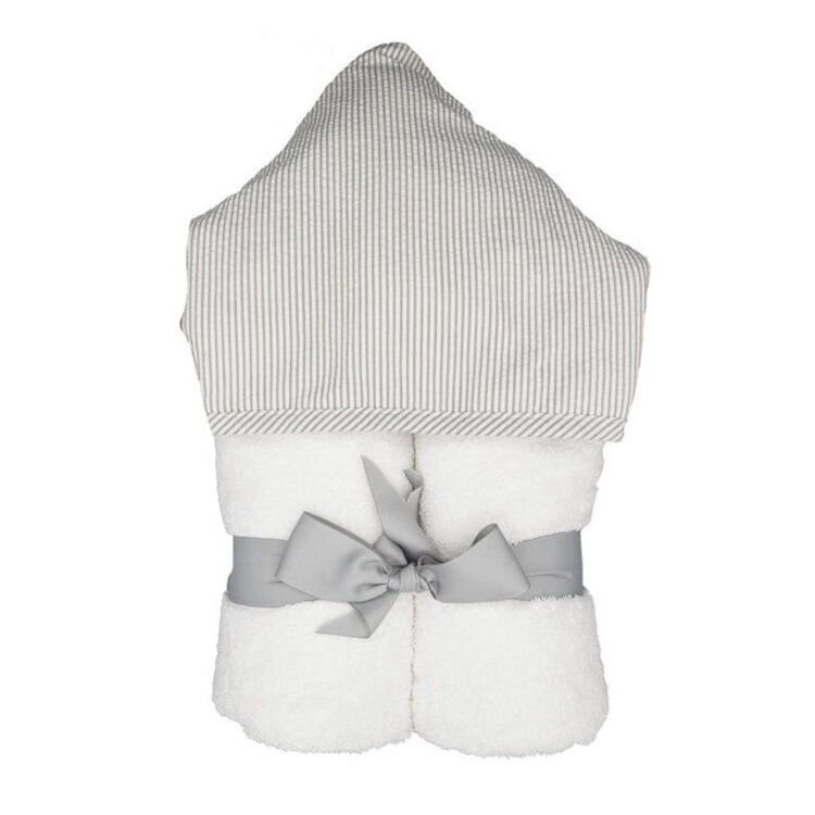 3 Marthas 3 Marthas Hooded Towel Seersucker Stripe
