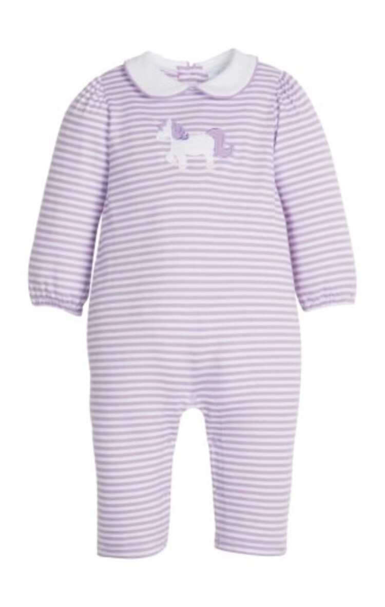 Little English Peter Pan Romper - Unicorn