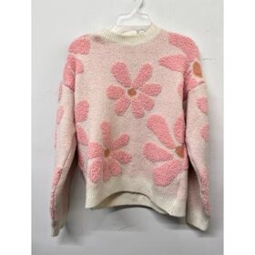 Love Daisy Pink Daisy Crewneck Sweater