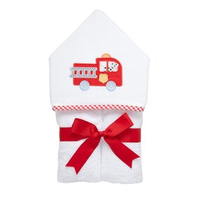 3 Marthas 3 Martha's Hooded Towel - Firetruck
