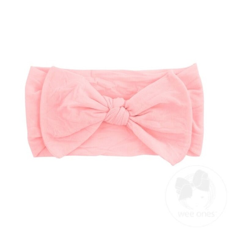 Wee Ones Nylon Baby Bow Band