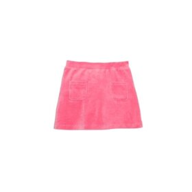 Bisby Patch Pocket Skort Pink Faux Suede
