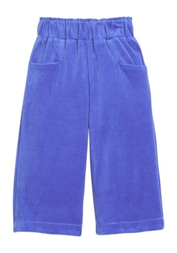 Bisby Cropped Palazzo Pants Regent's Blue