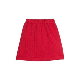 Bisby Quilted Mini Skirt - Cherry