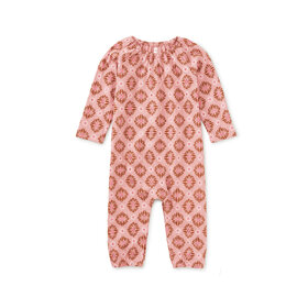 Tea Chrysanthemum Raglan Romper