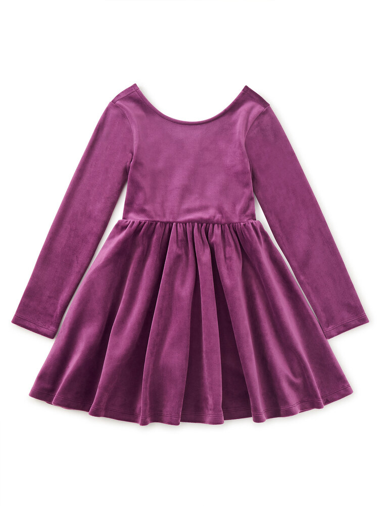 Tea Cosmic Berry Velour Dress