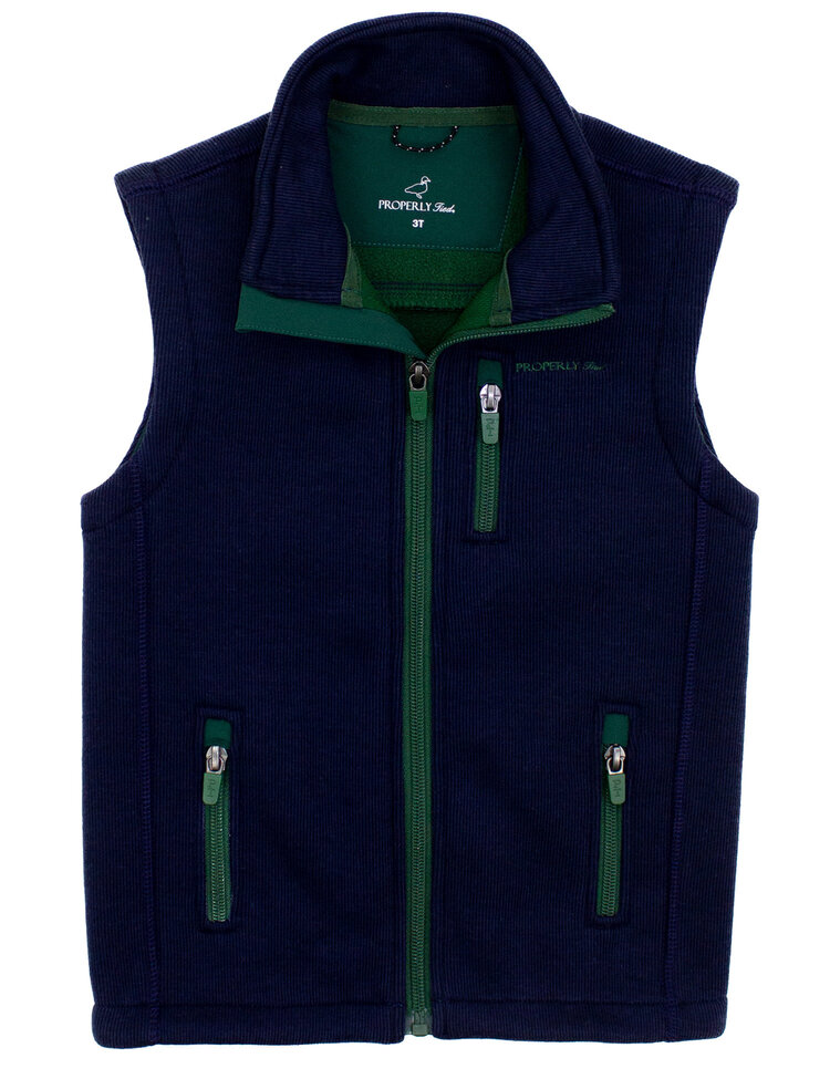 Properly Tied Navy Highland Vest