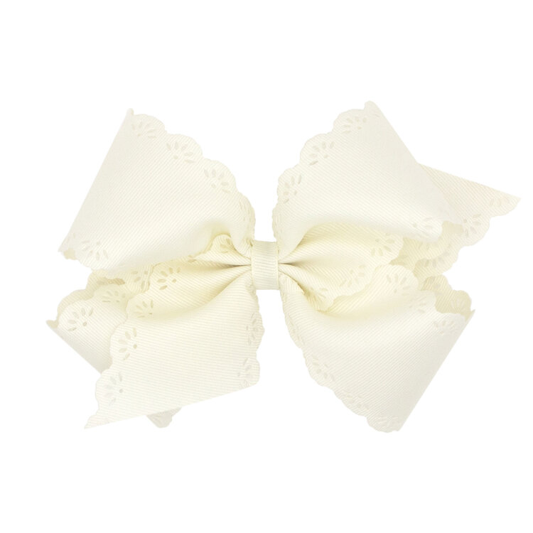 Wee Ones Eyelet Embossed Bow
