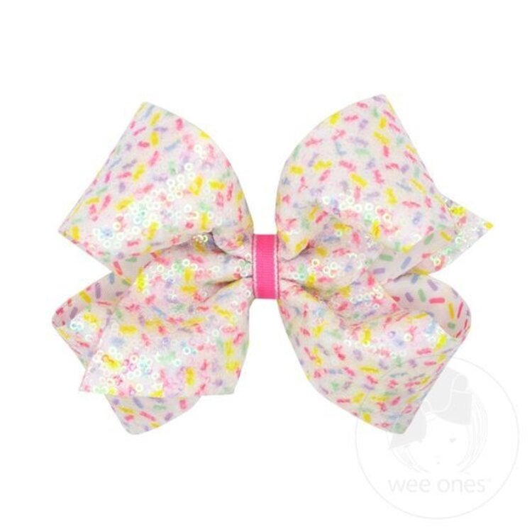 Wee Ones Confetti Sequin Bow