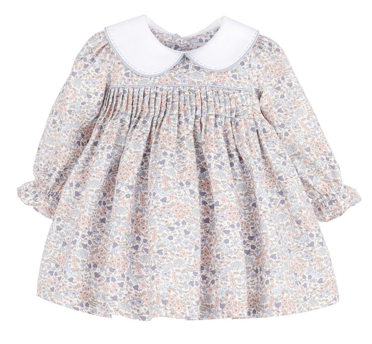 Sophie & Lucas Sweater Weather Floral Pleat Dress