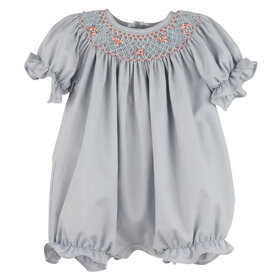 Luli&Me Blue Hydranga Smock Bubble