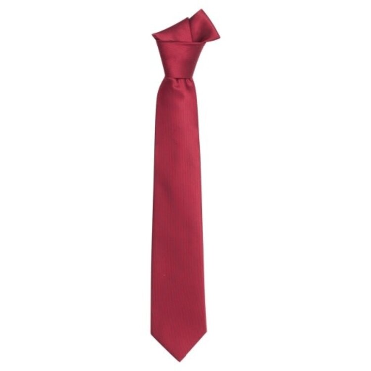 Little English Neck Tie - Solid Red