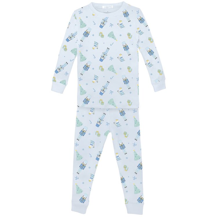 Lyda Baby Blue Nutcracker PJ Set