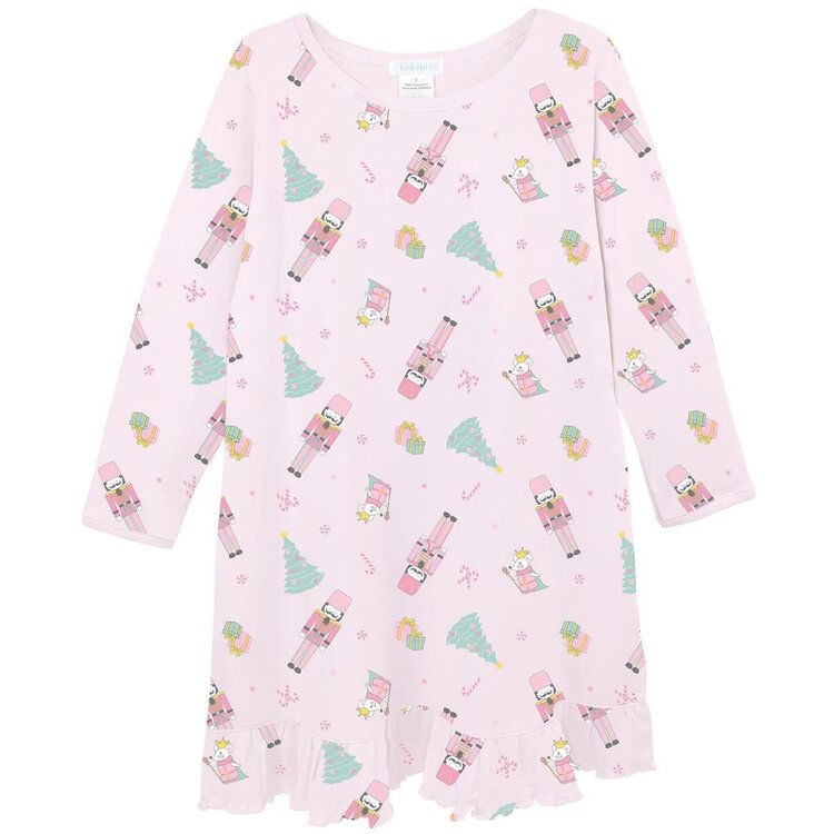 Lyda Baby Pink Nutcracker Nightgown