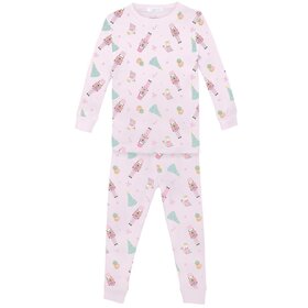 Lyda Baby Pink Nutcracker PJ Set