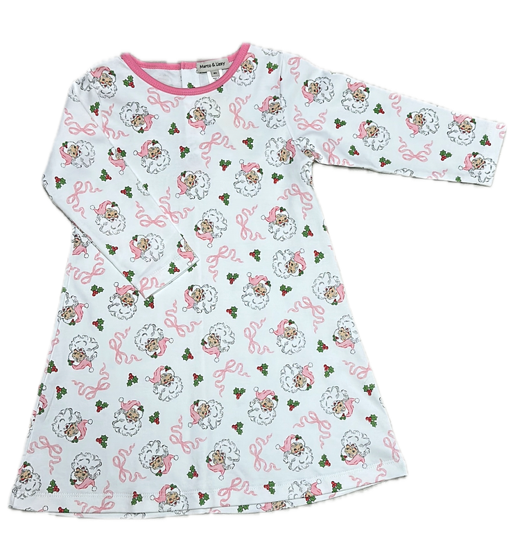 Marco & Lizzy Pink Santa A Line Dress