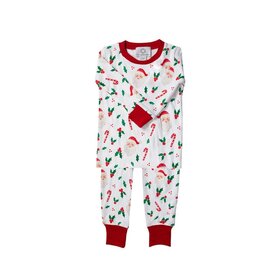 Proper Peony St. Nick Zip Romper