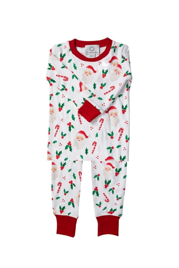 Proper Peony St. Nick Zip Romper