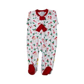 Proper Peony St. Nick Zip Footie