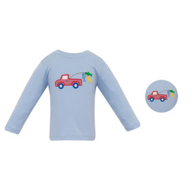 Claire & Charlie Blue Fishing Truck Shirt