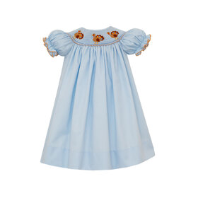 Anavini Blue Smocked Turkey Bishop