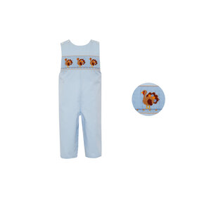 Anavini Blue Turkey Smocked JonJon