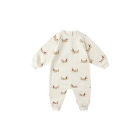 Rylee + Cru Inc. Christmas Dog Raglan Jumpsuit