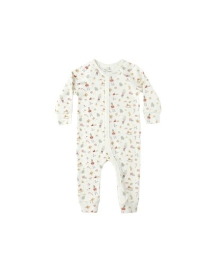 Rylee + Cru Inc. ORGANIC LONG JOHN PAJAMAS || FESTIVE