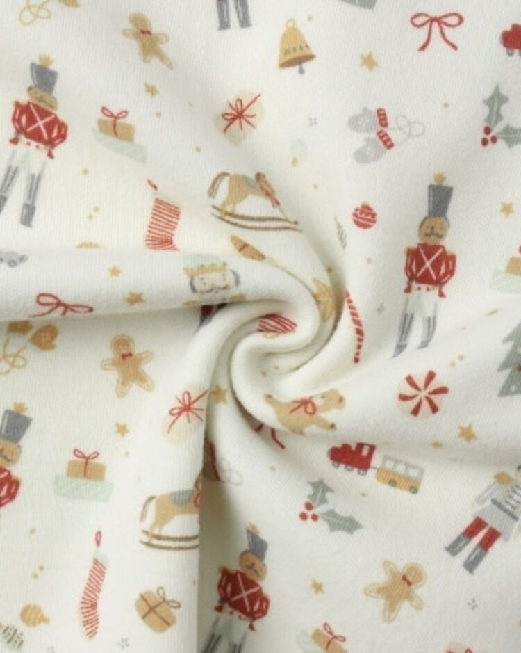 Rylee + Cru Inc. ORGANIC LONG JOHN PAJAMAS || FESTIVE