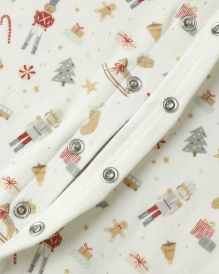 Rylee + Cru Inc. ORGANIC LONG JOHN PAJAMAS || FESTIVE