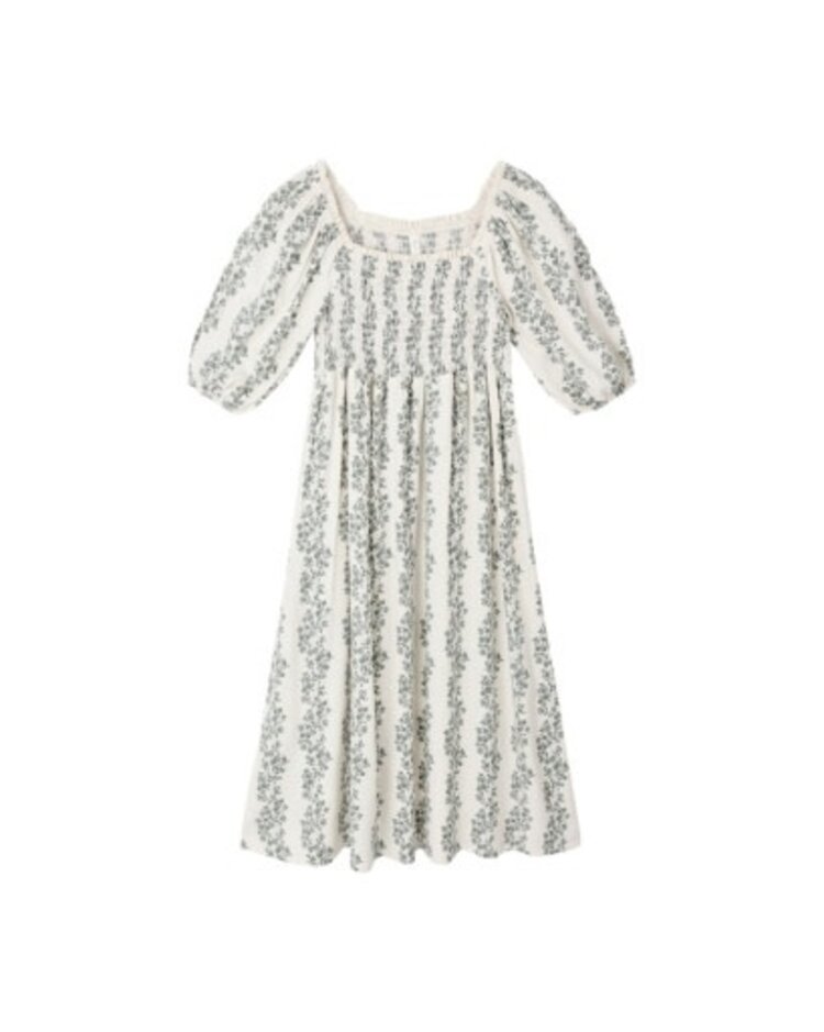 Rylee + Cru Inc. DELLA DRESS || GREEN VINES