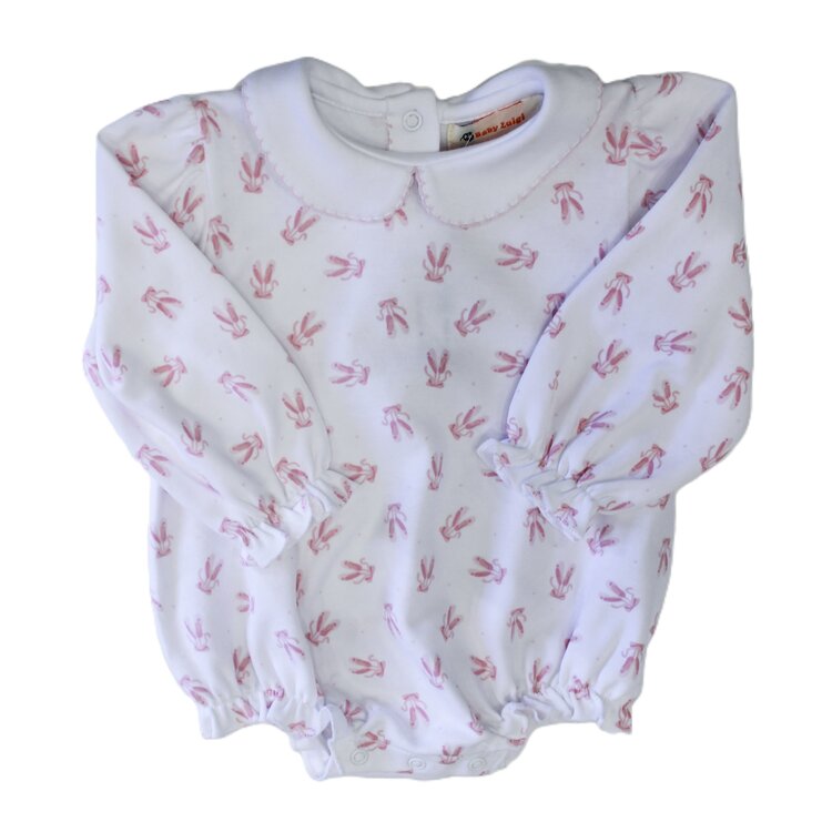 Luigi Kids Ballet Slippers Print Ruff Bubble