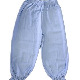 Luigi Kids Sky Blue Ruff Gather Cord Pants
