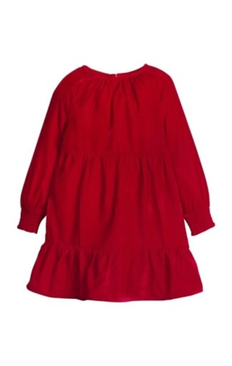 Little English Emerson Dress - Red Velvet
